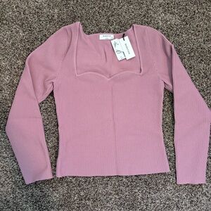 Babaton Sculpt Knit Long Sleeve Sweater